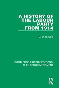 History of the Labour Party from 1914