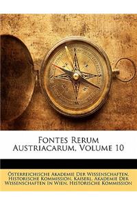 Fontes Rerum Austriacarum, I Band