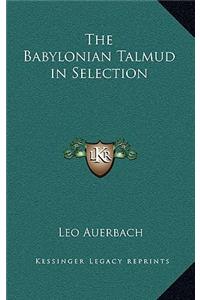 Babylonian Talmud in Selection