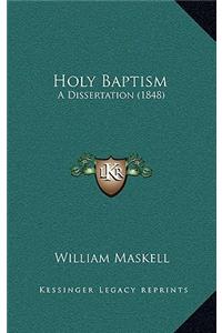 Holy Baptism