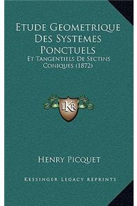 Etude Geometrique Des Systemes Ponctuels