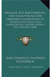 Beitrage Zur Bereicherung Und Erlauterung Der Lebensbeschreibungen V2