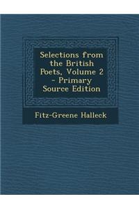 Selections from the British Poets, Volume 2