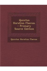 Quintus Horatius Flaccus.