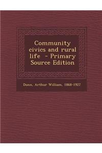 Community Civics and Rural Life