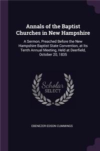 Annals of the Baptist Churches in New Hampshire