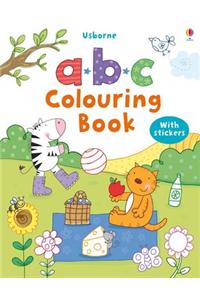 First Colouring Book ABC + Stickers