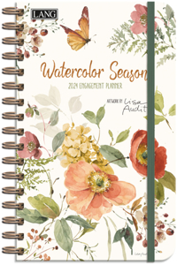 Watercolor Seasons 2024 Spiral Engagement Planner