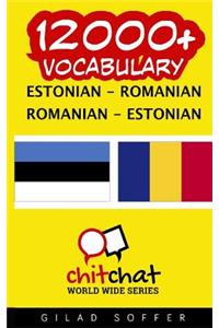 12000+ Estonian - Romanian Romanian - Estonian Vocabulary