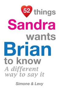 52 Things Sandra Wants Brian To Know
