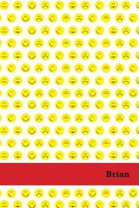 Etchbooks Brian, Emoji, Wide Rule