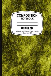 Unruled Composition Notebook