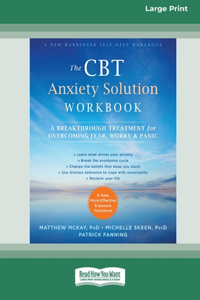 CBT Anxiety Solution Workbook