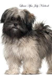 Lhasa Apso July Notebook Lhasa Apso Record, Log, Diary, Special Memories, To Do List, Academic Notepad, Scrapbook & More