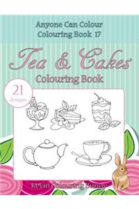 Tea & Cakes Colouring Book