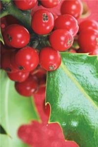 Yuletide Holly Berries Journal