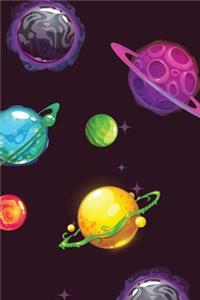 Spaced Out 3 Blank Book