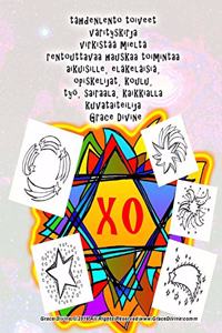 tähdenlento toiveet värityskirja virkistää mieltä rentouttavaa hauskaa toimintaa aikuisille, eläkeläisiä, opiskelijat, koulu, työ, sairaala, kaikkialla kuvataiteilija Grace Divine