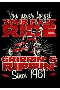 You Never Forget Your First Ride Grippin' & Rippin' Since 1961