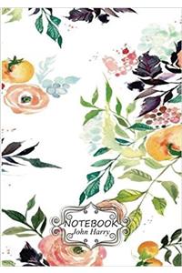 Notebook Journal: Dot-grid, Graph, Lined, Blank No Lined Flora Art and Design Pocket Notebook Journal Diary (Blank Notebook Journal)