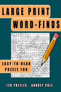 Large Print Word-Finds Easy-To-Read Puzzle Fun