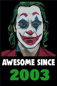 Joker Comic Notebook 2003 Joker Notebook University Graduation gift