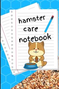 Hamster Care Notebook