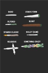 Marijuana Notebook - Weed Smoker Journal Planner