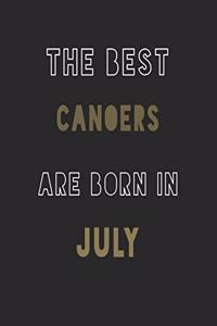 The Best canoers are Born in July journal