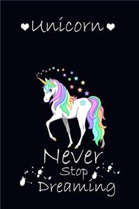 Unicorn Never Stop Dreaming