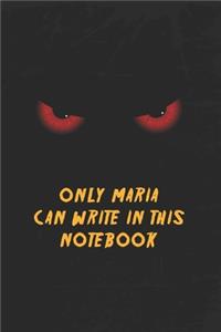 Maria Notebook