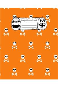 Halloween Abstract Pattern Volume 5 Wide Ruled Journal