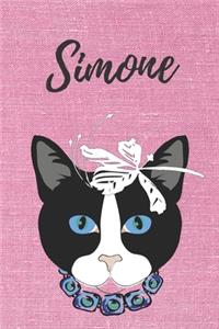Simone Katzen Notizbuch / Malbuch / Tagebuch / Journal / DIN A5 / Geschenk
