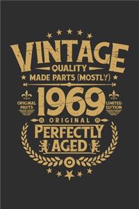 Vintage Quality Made Parts (Mostly) 1969 Original Perfectly Aged Original Parts Limited Edition