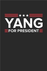 Yang 2020 Notebook - Andrew Yang Gift - Vintage President Journal - 2020 Election Diary for Democratic Friends And Family
