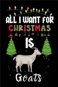 All I Want For Christmas Is Goats
