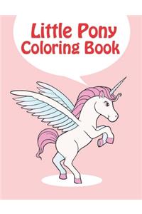 little pony coloring book