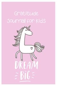Gratitude Journal For kids Dream Big