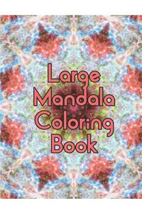 Large Mandala Coloring Book