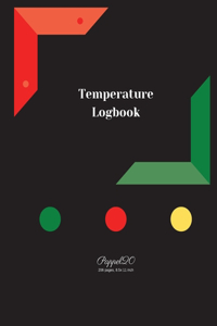 Device Temperature Log Book -206 pages - 8.5x11 Inches