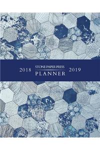 2018 2019 Stone Paper Press Planner