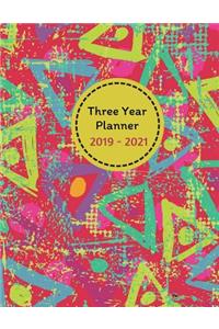 Three Year Planner 2019 - 2021 Dae