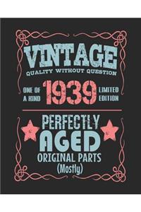Vintage Quality Without Question One of a Kind 1939 Limited Edition Perfectly Aged Original Parts Mostly