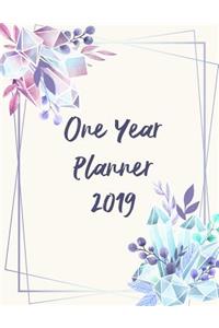 One Year Planner 2019