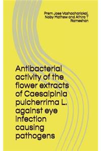 Antibacterial Activity of the Flower Extracts of Caesalpinia Pulcherrima L. Against Eye Infection Causing Pathogens