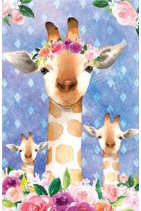 Bullet Journal for Animal Lovers Giraffes in Flowers 2