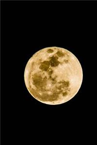 Moon and a Jet Black Sky Journal