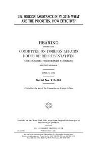 U.S. foreign assistance in FY 2015