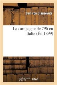 Campagne de 1796 En Italie