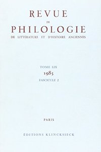 Revue de Philologie 1985/T59,2